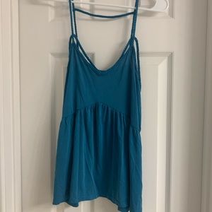American Eagle Outfitters blue top
